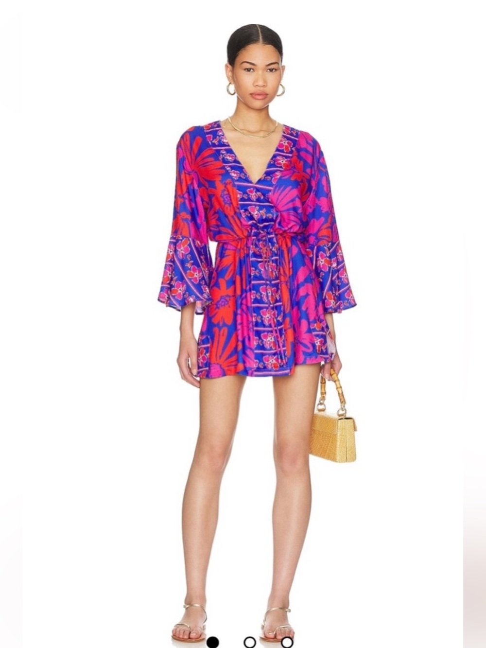 Maaji Joy Caftan Summer Dress. Bell sleeve. Cover Up. Revolve.